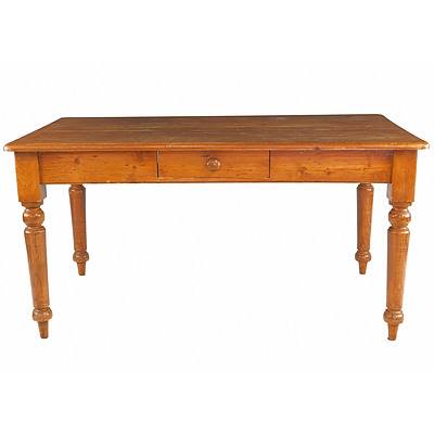 Reclaimed Rustic Baltic Pine Kitchen Table