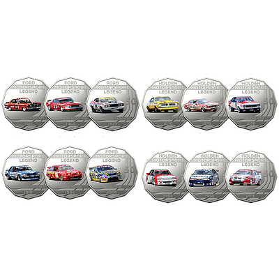 2018 50c Uncirculated Coins - The Complete Collection - 12 Piece