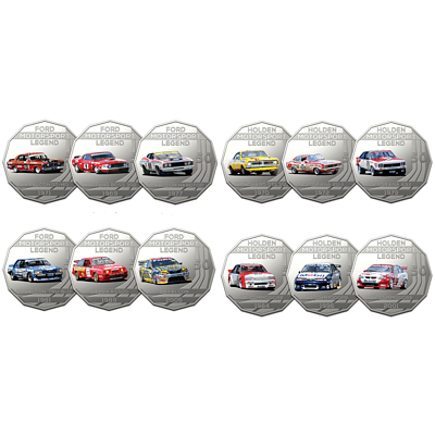 2018 50c Uncirculated Coins - The Complete Collection - 12 Piece