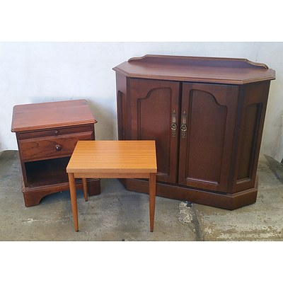 Chest of Drawers, Outdoor Dining Suite, Coffee Table and Various Other Furniture