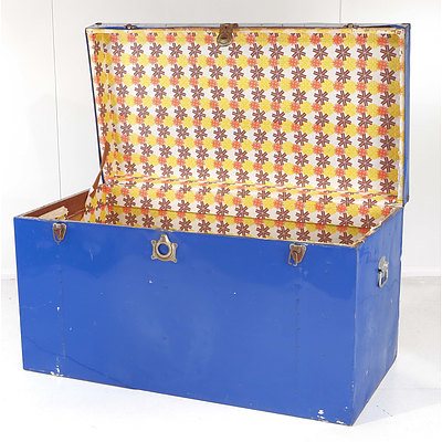 Blue Metal Trunk