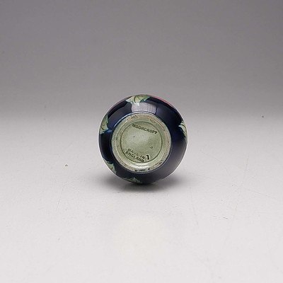 English Moorcroft Pansy Patterned Vase