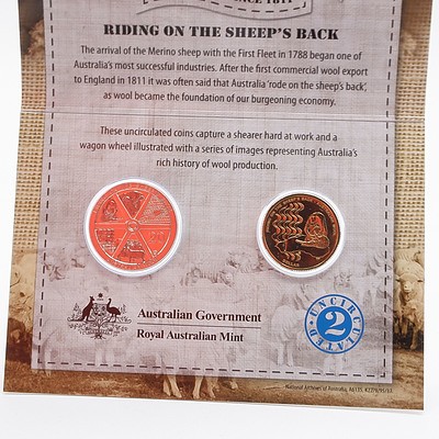 2012 and 2011 Two Coin Uncirculated Year Set and 2011 Four Coin Ram's Head Dollars