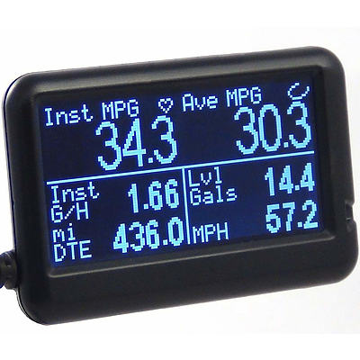 UltraGauge Multifunction OBD2 Scan Tool and Control Screen