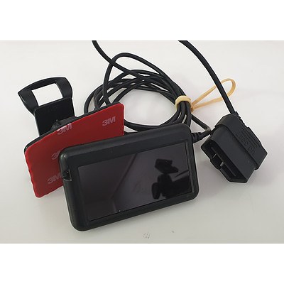 UltraGauge Multifunction OBD2 Scan Tool and Control Screen