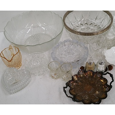 Selection of Glass Ware, Silverware and Ceramics