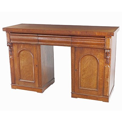 Australian Cedar Pedestal Sideboard Circa 1880