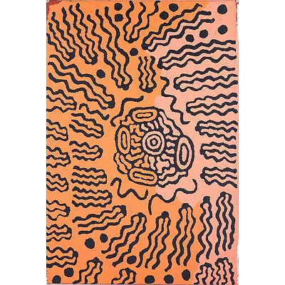 Narelle Naparula Reid (1950-) Womens Dreaming, Oil on Canvas