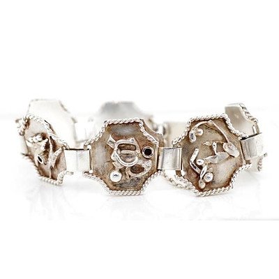 Sterling Silver Arts & Crafts Bracelet