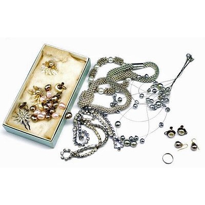 Faux Pearl & Silver-Tone Jewellery Collection
