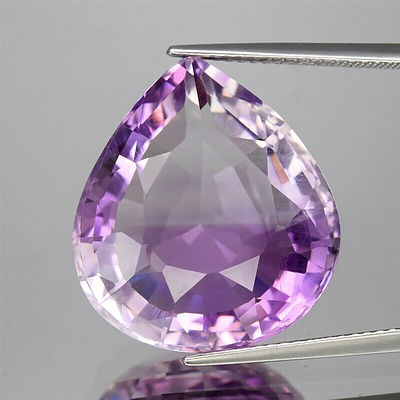 Very Large Pear-Cut Amethyst