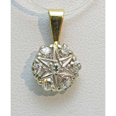 18Ct Gold Diamond Pendant