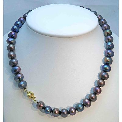 Black Pearl Necklace