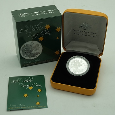 Australian 2004 Proof Silver 50 Cent Coin