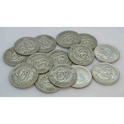 Australian Silver Shillings