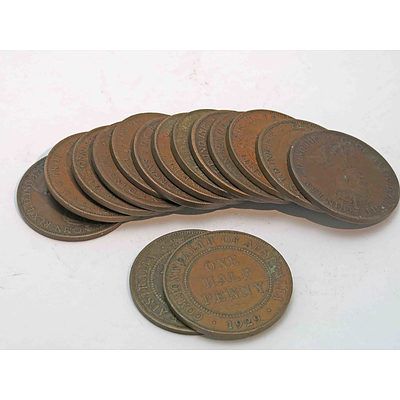 Australian Halfpennies King George V