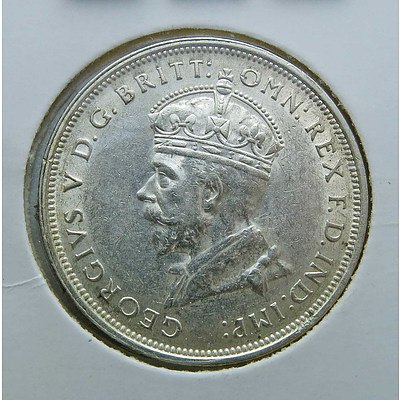 Australian Sterling Silver Canberra Florin 1927
