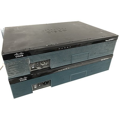 Cisco CISCO2911/K9 Integrated Services Routers - Lot of 2