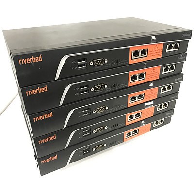 Riverbed Steelhead SHA-00250 Network Appliances - Lot of 5