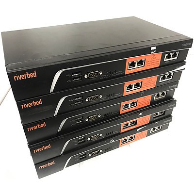 Riverbed Steelhead SHA-00250-L Network Appliances - Lot of 5