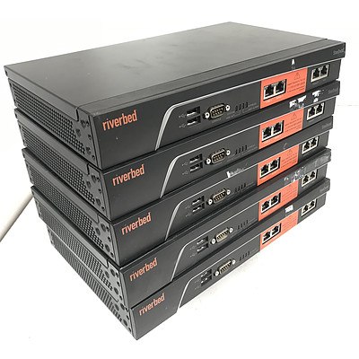Riverbed Steelhead SHA-00250-L Network Appliances - Lot of 5