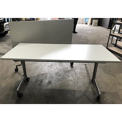 Thinking Ergonimics i.am Grey Melamine Tilt Tables - Lot of 6