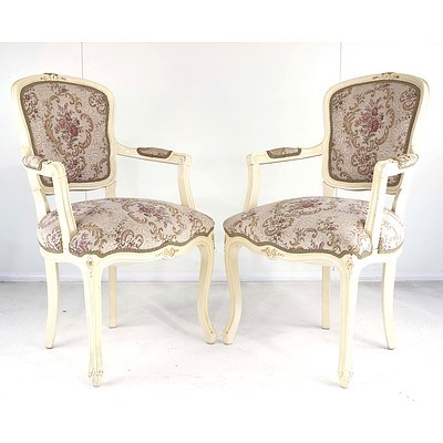 Pair of Louis Style Armchairs