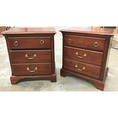 Two Drexel Heritage Bedside Tables