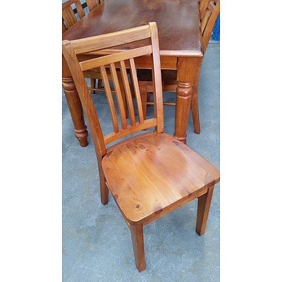 Balmoral Seven Piece Maple Dining Setting