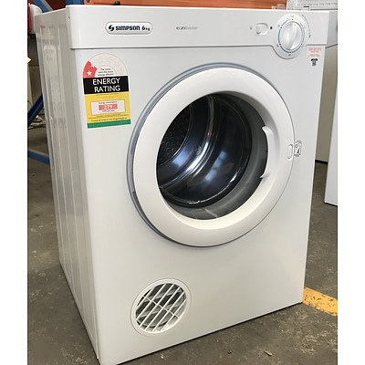 Simpson 6KG Ezi Loader Clothes Dryer