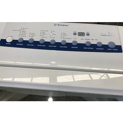 Westinghouse Complete Care 9.5Kg Top-Loader Washing Machine
