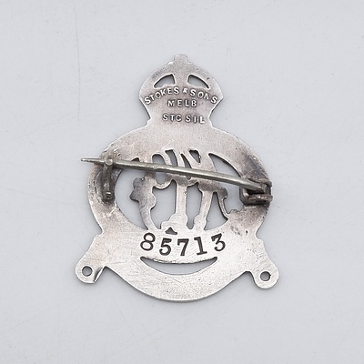 To Women of Australia For Duty Done - Issued by Department of Defense - WWII Medal