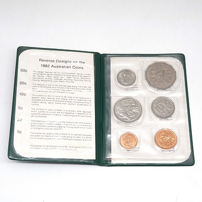 1982 Commonwealth Games Brisbane Mint Six Coin Set
