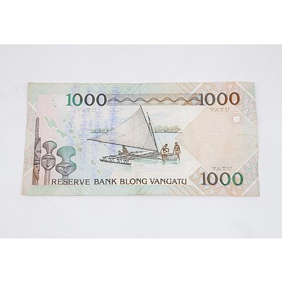 Reserve Bank of Vanuatu One Thousand Vatu Banknote