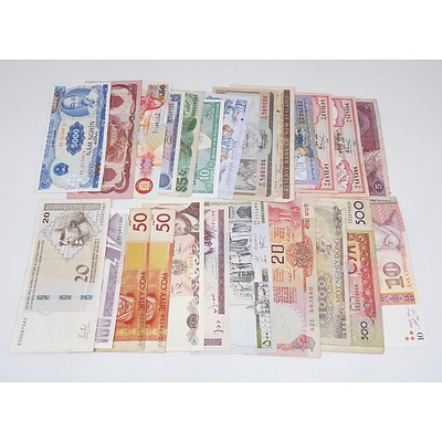 Twenty-four International Banknotes