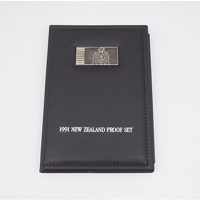 1991 New Zealand Proof Coin Set