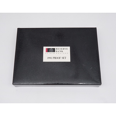 1991 New Zealand Proof Coin Set