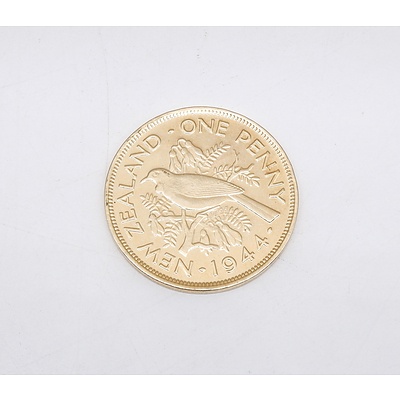 1944 New Zealand Penny