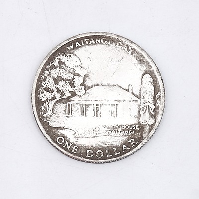1903 New Zealand "Waitangi Day" One Dollar Medallion