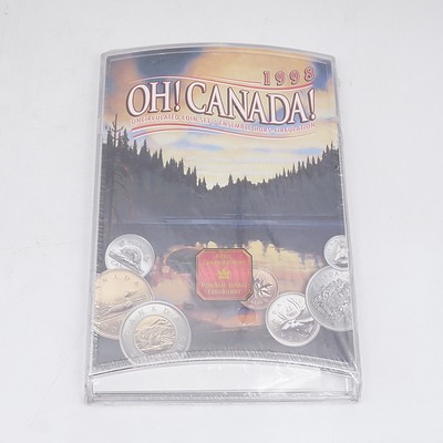1998 Oh! Canada Uncirculated Coin Set - Brand New