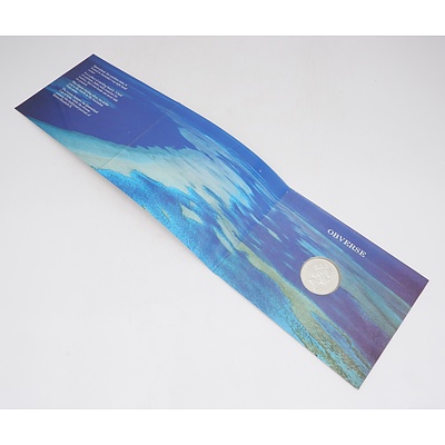 1989 Queensland Ten Dollar Uncirculated 925 Silver Dollar Coin