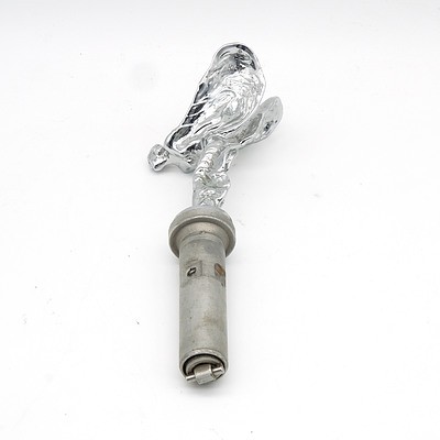 Rolls Royce Spirit of Ecstasy Chromed Mascot Mounted on a Spring Loaded Base