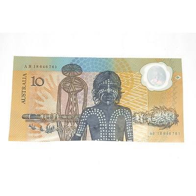 1988 Australian Polymer Bicentennial Commemorative $10 Note, AB18646761