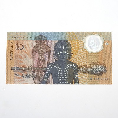 1988 First Prefix Bicentennial Commemorative $10 Notes, AB15477975
