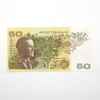Australian Knight/Wheeler $50 Paper Note, YBH517332