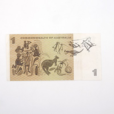Scarce Commonwealth of Australia $1 Star Note, Phillips/Randell ZAK20112*