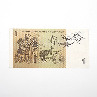 Scarce Commonwealth of Australia $1 Star Note, Phillips/Randell ZAK20390*