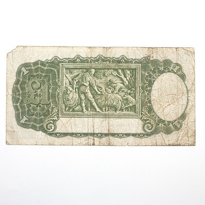 Commonwealth of Australia Coombs/Watts One Pound Note, I75 626720