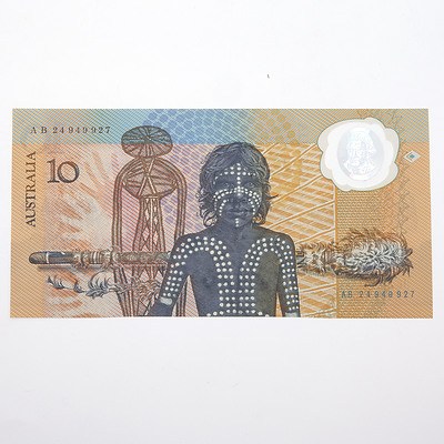 1988 Australian Polymer Bicentennial Commemorative $10 Note, AB249498927