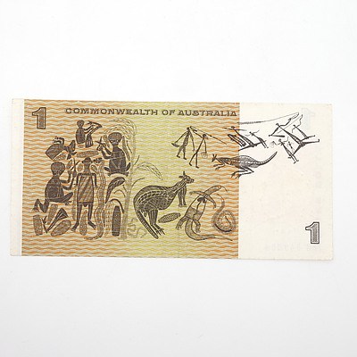 Scarce Commonwealth of Australia $1 Star Note, Coombs/Randall ZAG8490*